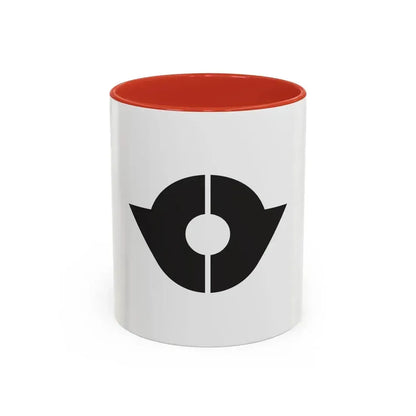 Flag of Kita Tokyo Japan - Accent Coffee Mug 11oz Red - Go Mug Yourself