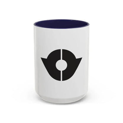 Flag of Kita Tokyo Japan - Accent Coffee Mug 15oz Navy - Go Mug Yourself