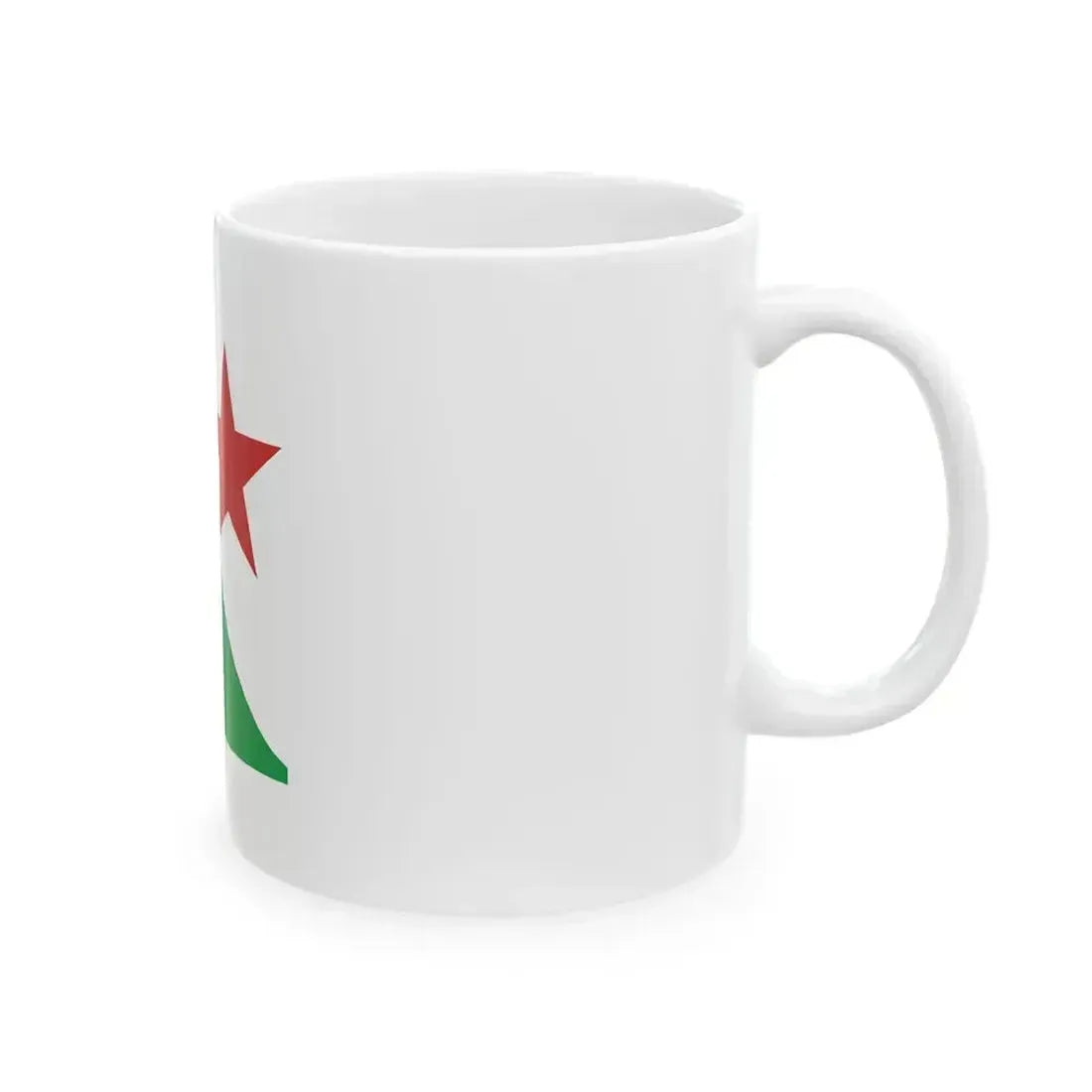 Flag of Kita Ward Sapporo Hokkaido (Japan) White Coffee Mug - Go Mug Yourself