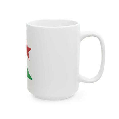 Flag of Kita Ward Sapporo Hokkaido (Japan) White Coffee Mug - Go Mug Yourself