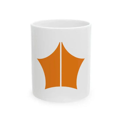 Flag of Kitaaiki Nagano no text (Japan) White Coffee Mug 11oz - Go Mug Yourself
