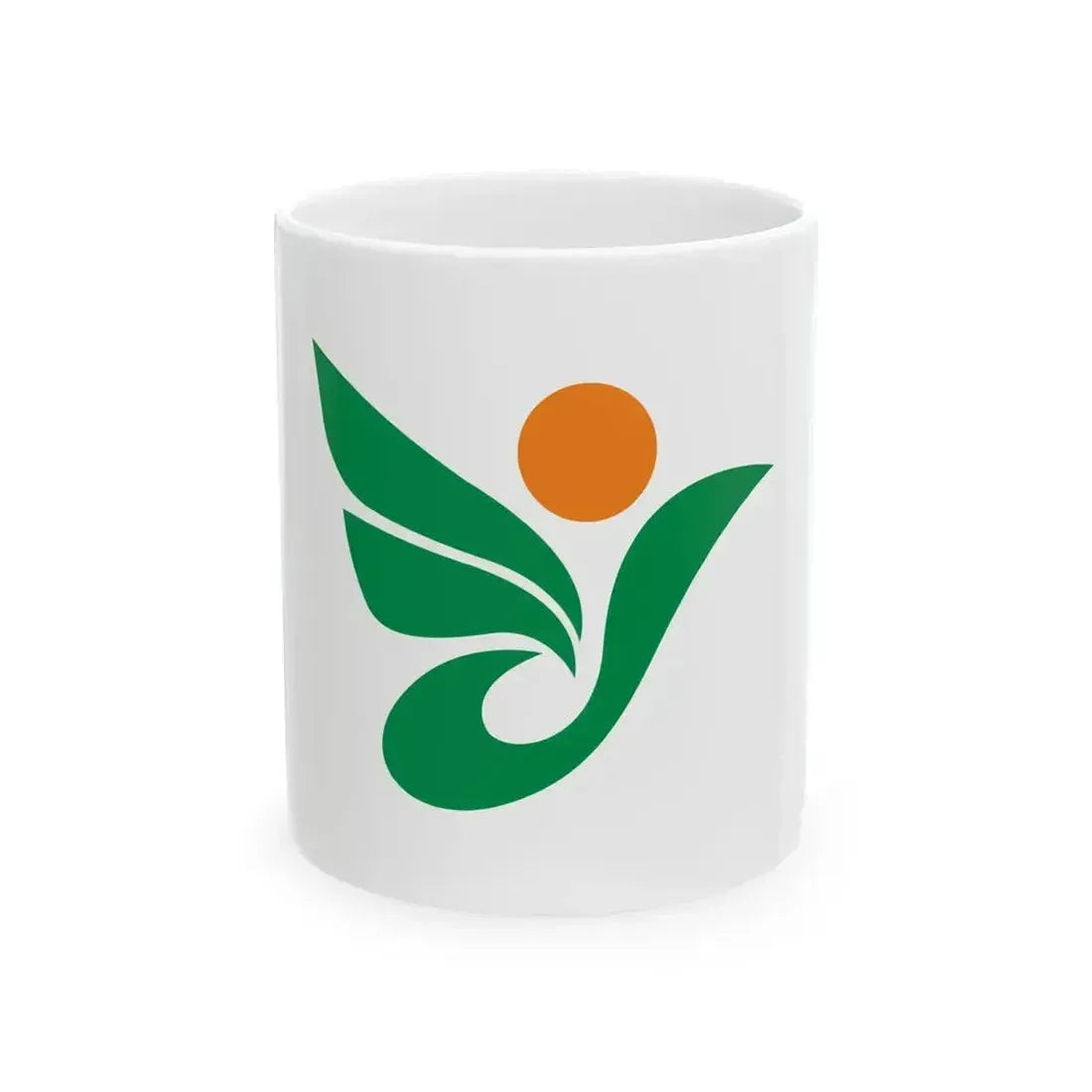 Flag of Kitaakita Akita (Japan) White Coffee Mug 11oz - Go Mug Yourself