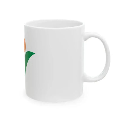Flag of Kitaakita Akita (Japan) White Coffee Mug - Go Mug Yourself
