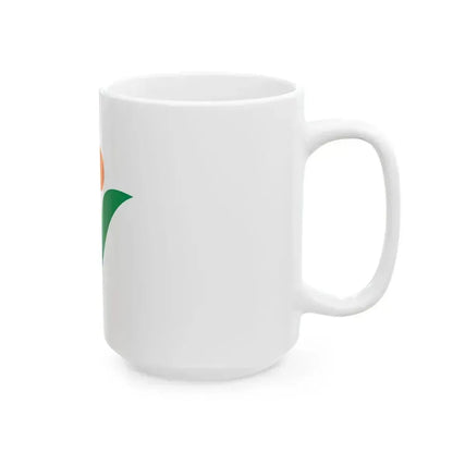 Flag of Kitaakita Akita (Japan) White Coffee Mug - Go Mug Yourself