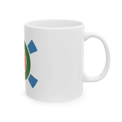 Flag of Kitadaito Okinawa (Japan) White Coffee Mug - Go Mug Yourself