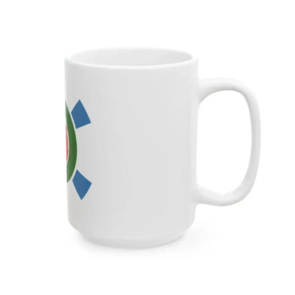 Flag of Kitadaito Okinawa (Japan) White Coffee Mug - Go Mug Yourself