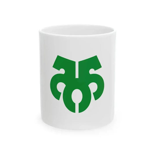 Flag of Kitagata Gifu (Japan) White Coffee Mug 11oz - Go Mug Yourself