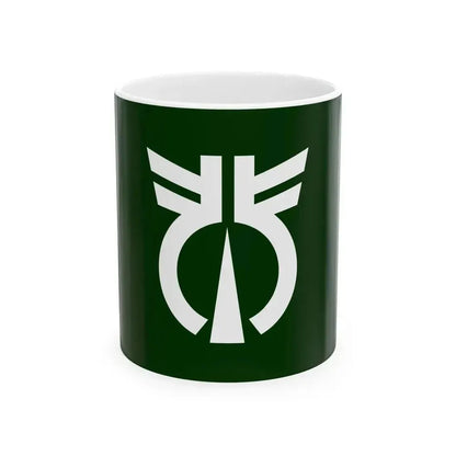 Flag of Kitagawa Kochi (Japan) White Coffee Mug 11oz - Go Mug Yourself
