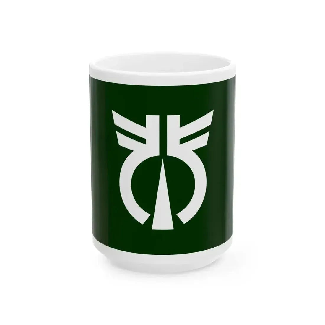 Flag of Kitagawa Kochi (Japan) White Coffee Mug 15oz - Go Mug Yourself