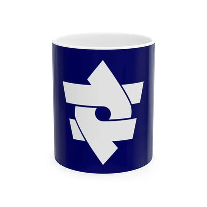 Flag of Kitaibaraki Ibaraki (Japan) White Coffee Mug 11oz - Go Mug Yourself