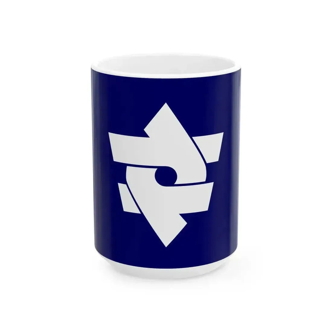 Flag of Kitaibaraki Ibaraki (Japan) White Coffee Mug 15oz - Go Mug Yourself