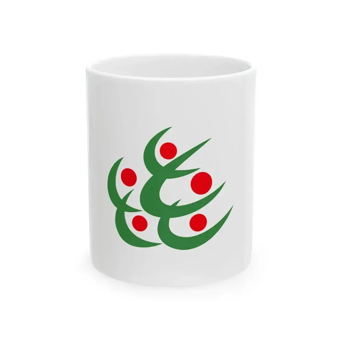 Flag of Kitakata Fukushima (Japan) White Coffee Mug 11oz - Go Mug Yourself