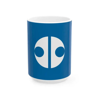 Flag of Kitami Hokkaido (Japan) White Coffee Mug 15oz - Go Mug Yourself