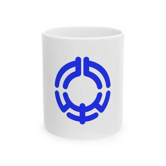 Flag of Kitamoto Saitama (Japan) White Coffee Mug 11oz - Go Mug Yourself