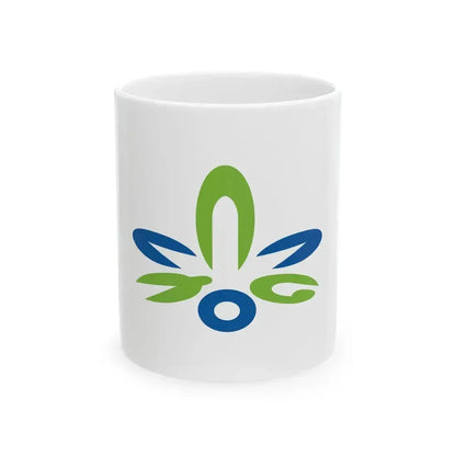 Flag of Kitanagoya Aichi (Japan) White Coffee Mug 11oz - Go Mug Yourself