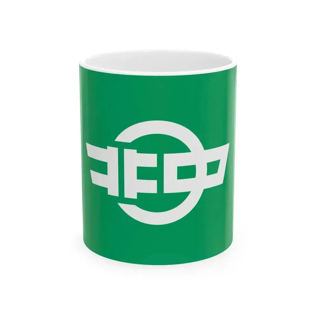 Flag of Kitanakagusuku Okinawa (Japan) White Coffee Mug 11oz - Go Mug Yourself