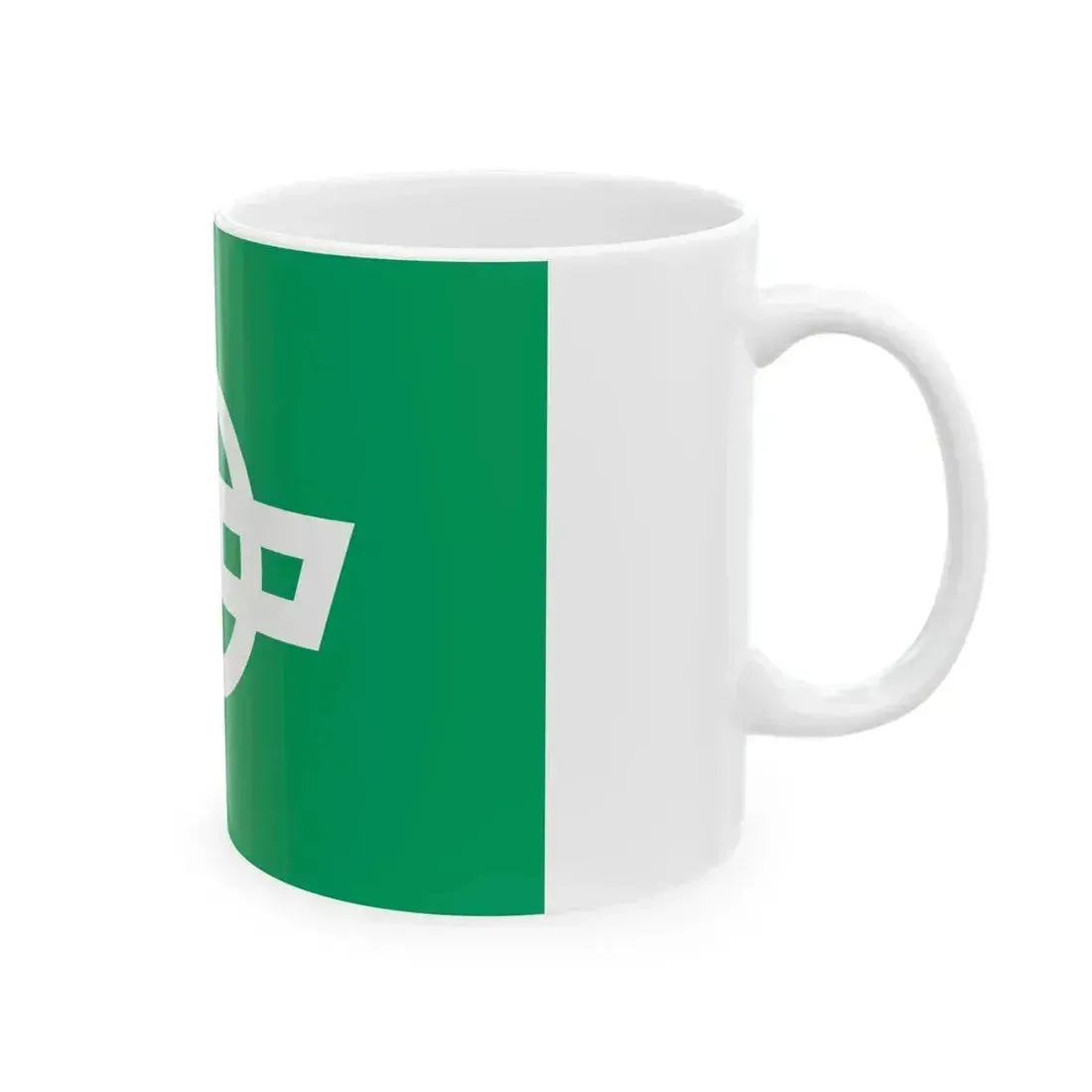 Flag of Kitanakagusuku Okinawa (Japan) White Coffee Mug - Go Mug Yourself