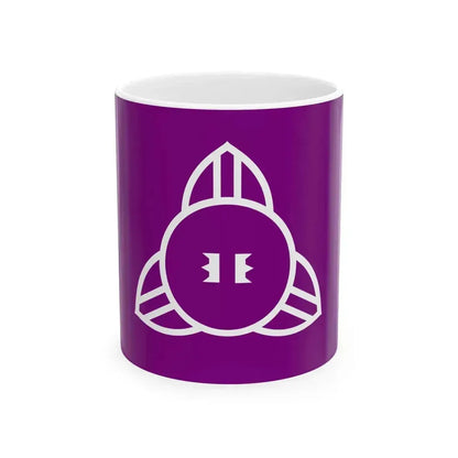 Flag of Kitatachibana Gunma (Japan) White Coffee Mug 11oz - Go Mug Yourself