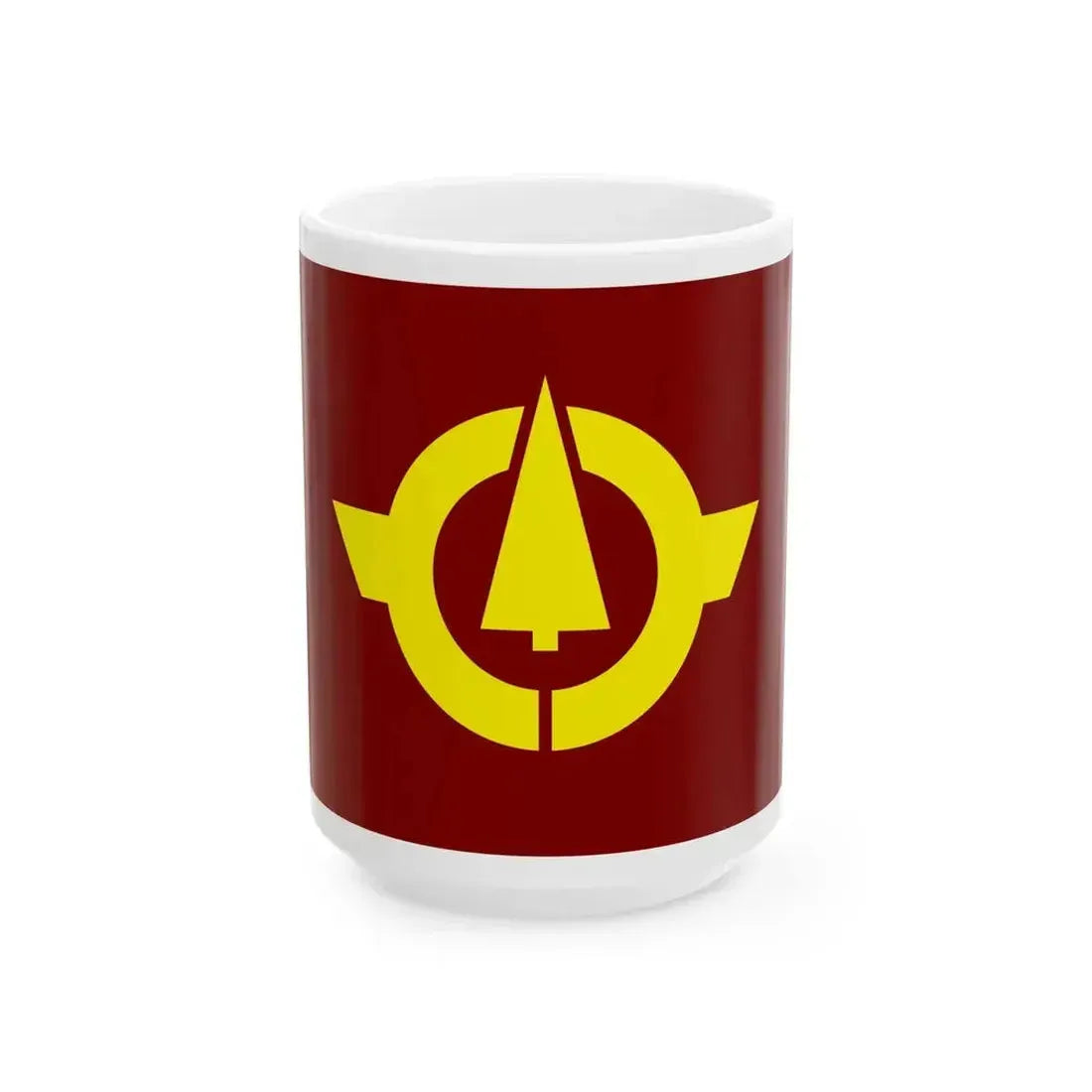 Flag of Kito Tokushima 1966-2005 (Japan) White Coffee Mug 15oz - Go Mug Yourself