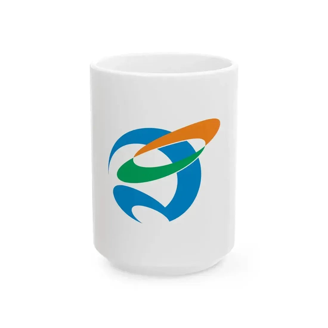 Flag of Kitsuki Oita (Japan) White Coffee Mug 15oz - Go Mug Yourself