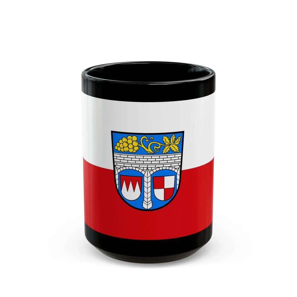 Flag of Kitzingen Germany - Black Coffee Mug-15oz-Go Mug Yourself