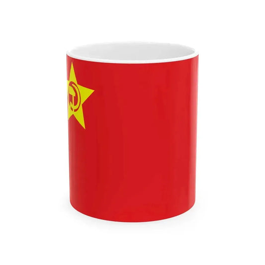 Flag of Kiungya Soviet (China) White Coffee Mug 11oz - Go Mug Yourself