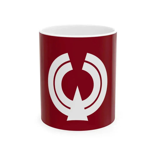Flag of Kiyomi Gifu 1972-2005 (Japan) White Coffee Mug 11oz - Go Mug Yourself