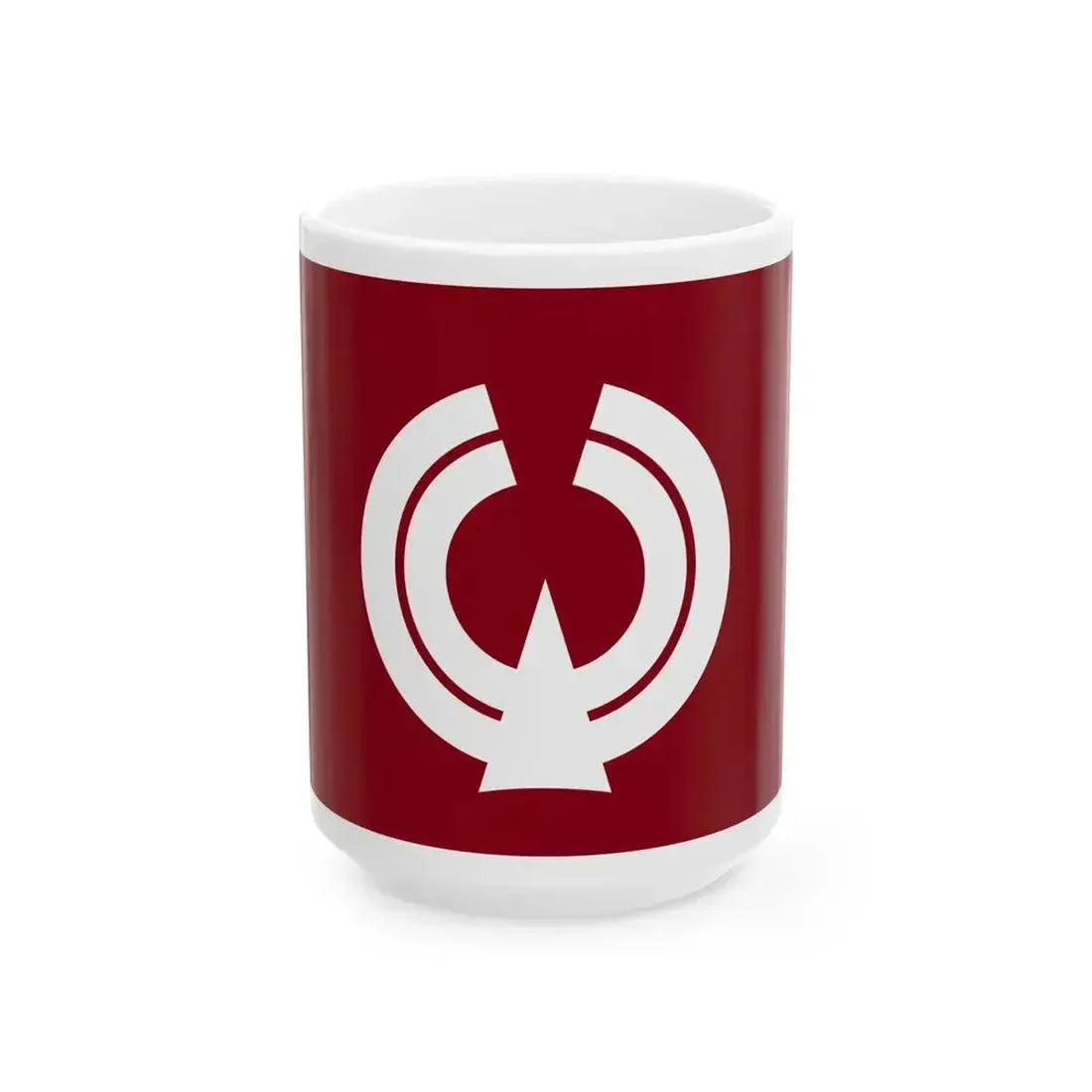 Flag of Kiyomi Gifu 1972-2005 (Japan) White Coffee Mug 15oz - Go Mug Yourself