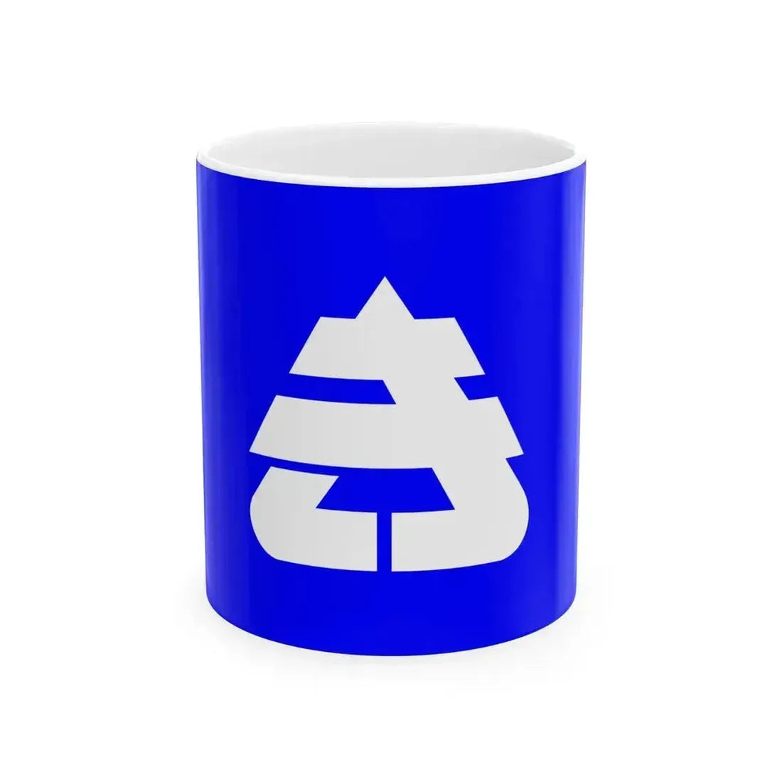 Flag of Kiyosu-town Aichi 1972-2005 (Japan) White Coffee Mug 11oz - Go Mug Yourself