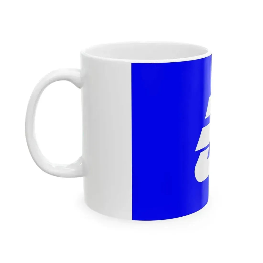 Flag of Kiyosu-town Aichi 1972-2005 (Japan) White Coffee Mug - Go Mug Yourself