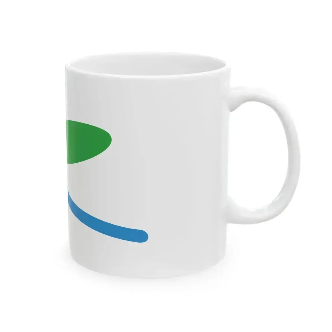 Flag of Kiyota Ward Sapporo Hokkaido (Japan) White Coffee Mug - Go Mug Yourself