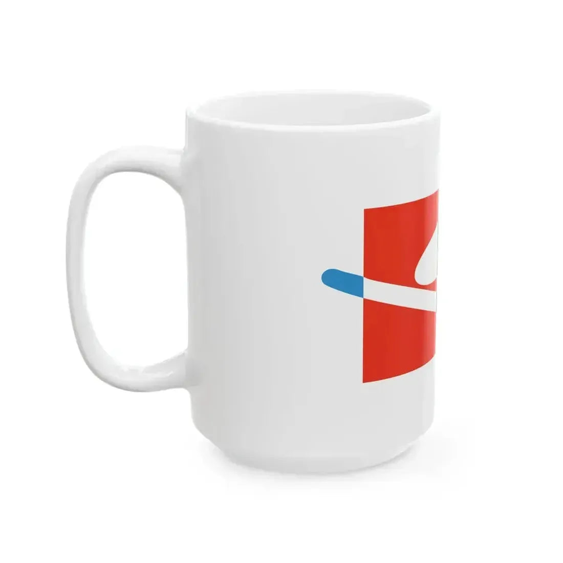 Flag of Kiyota Ward Sapporo Hokkaido (Japan) White Coffee Mug - Go Mug Yourself