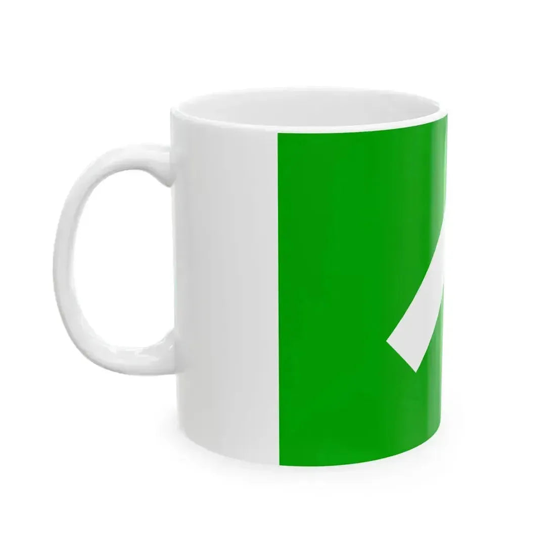 Flag of Klanovice (Czech Republic) White Coffee Mug - Go Mug Yourself