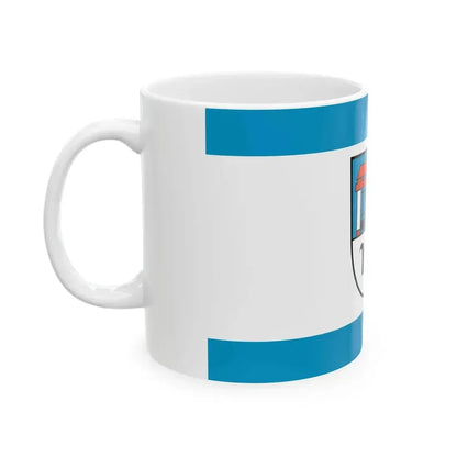 Flag of Kleinmachnow (Germany) White Coffee Mug - Go Mug Yourself