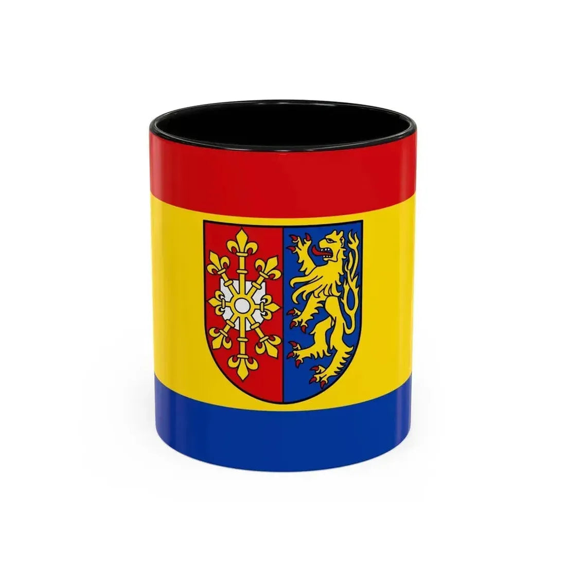 Flag of Kleve Germany - Accent Coffee Mug 11oz Black - Go Mug Yourself