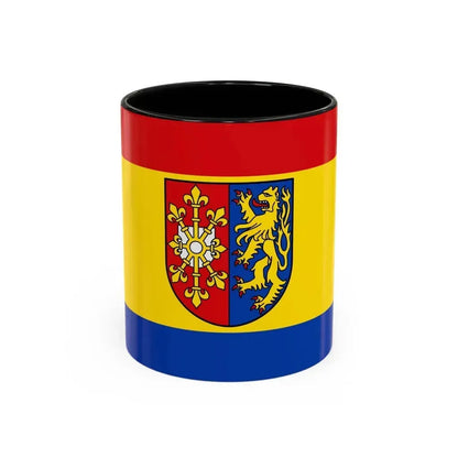 Flag of Kleve Germany - Accent Coffee Mug 11oz Black - Go Mug Yourself