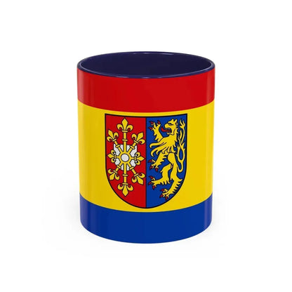 Flag of Kleve Germany - Accent Coffee Mug 11oz Navy - Go Mug Yourself