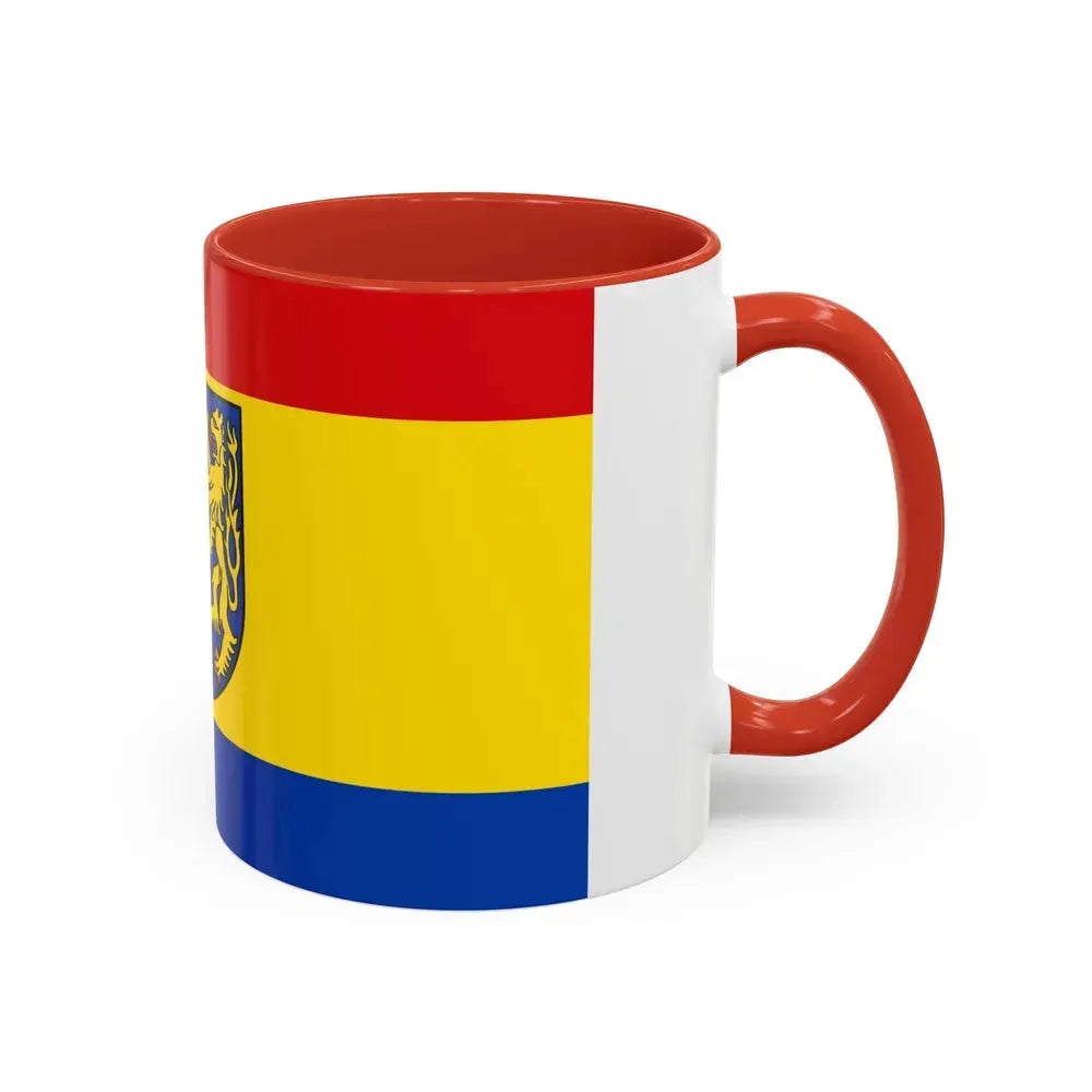 Flag of Kleve Germany - Accent Coffee Mug - Go Mug Yourself