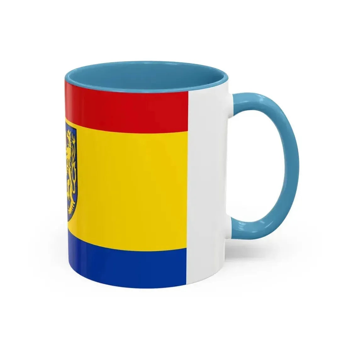 Flag of Kleve Germany - Accent Coffee Mug - Go Mug Yourself