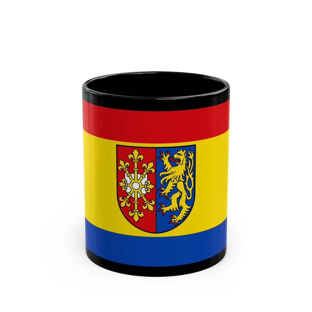 Flag of Kleve Germany - Black Coffee Mug-11oz-Go Mug Yourself