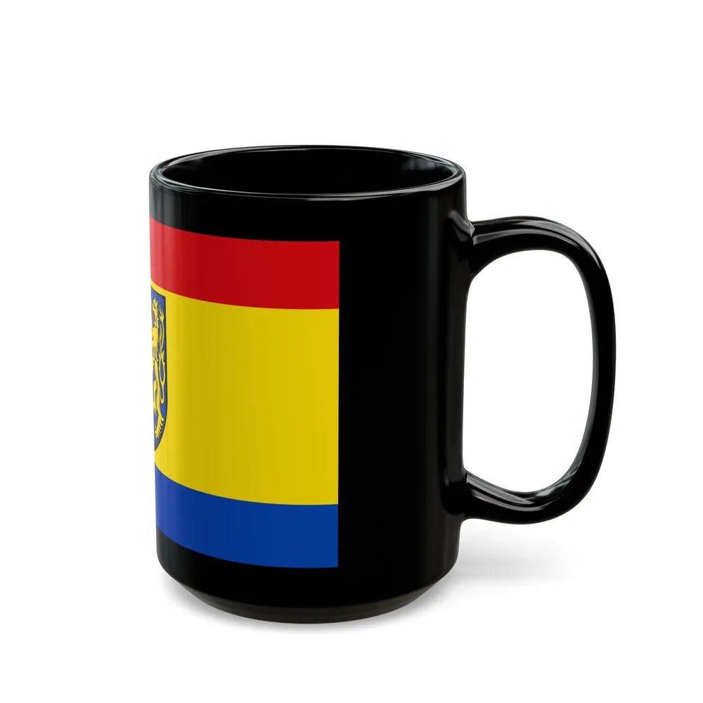 Flag of Kleve Germany - Black Coffee Mug-Go Mug Yourself