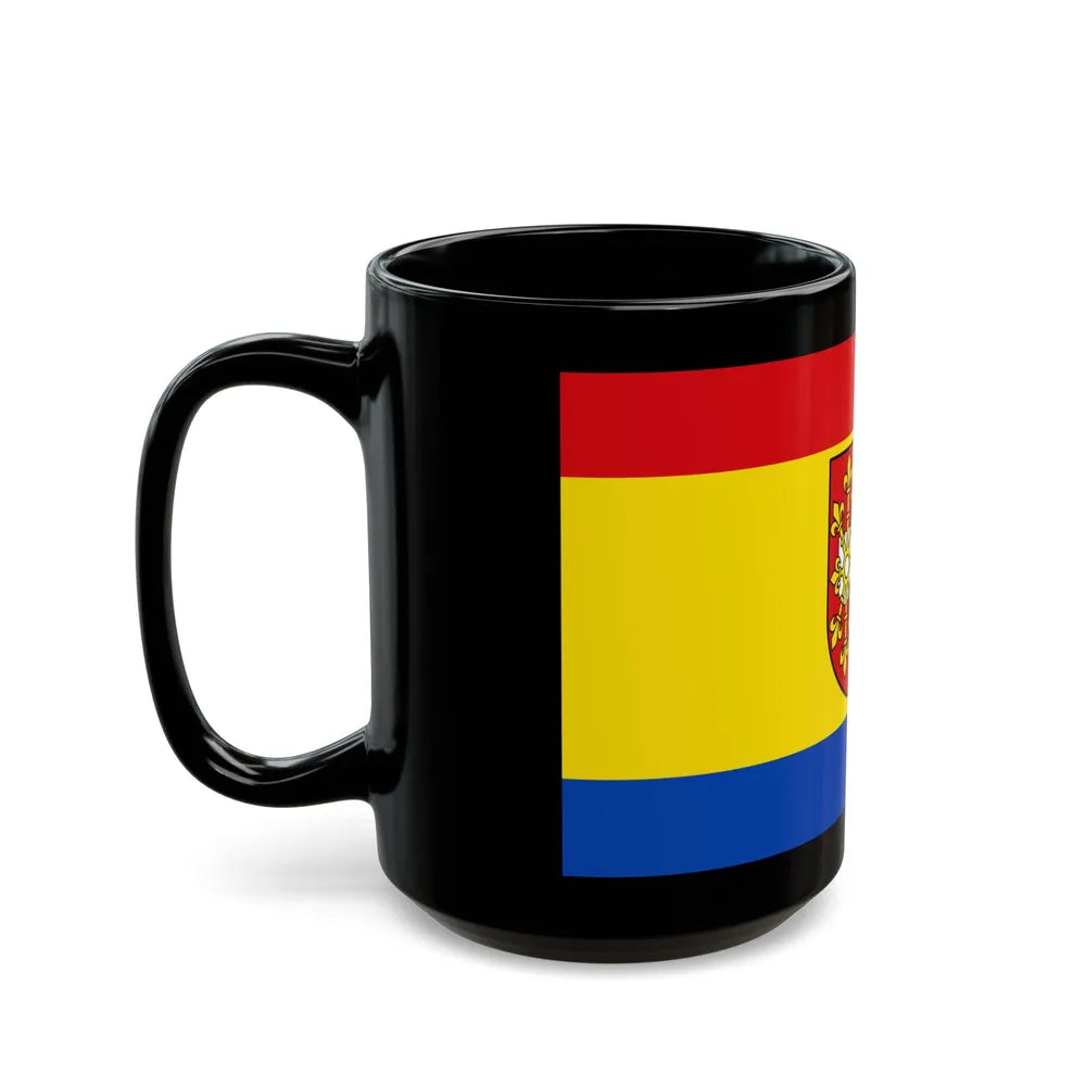 Flag of Kleve Germany - Black Coffee Mug-Go Mug Yourself