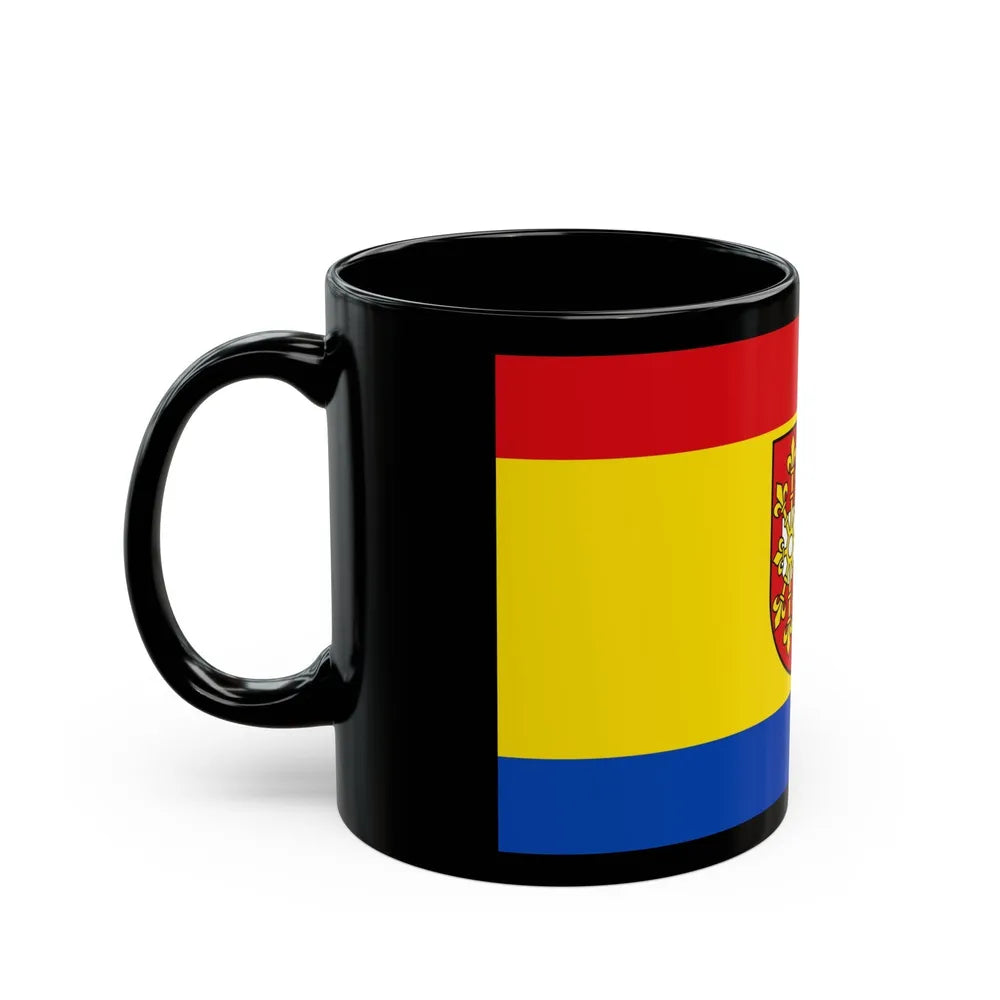 Flag of Kleve Germany - Black Coffee Mug-Go Mug Yourself