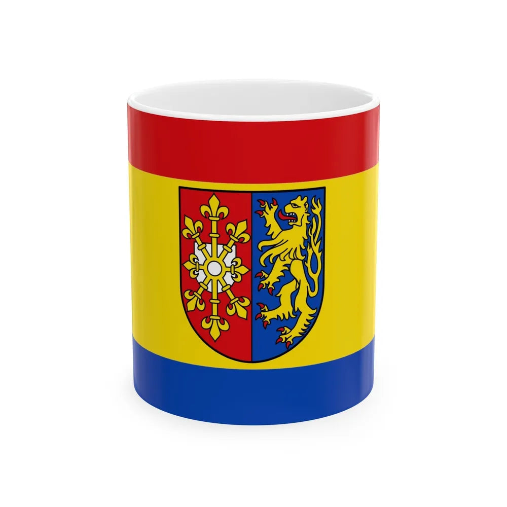 Flag of Kleve Germany - White Coffee Mug-11oz-Go Mug Yourself