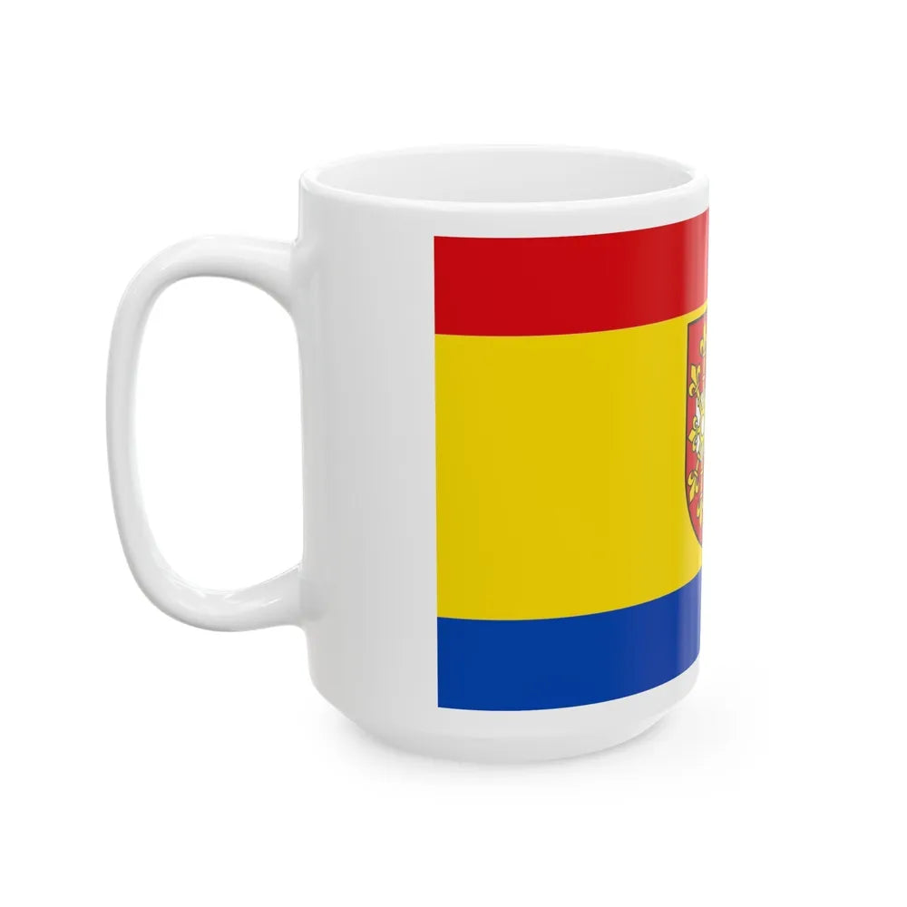 Flag of Kleve Germany - White Coffee Mug-Go Mug Yourself