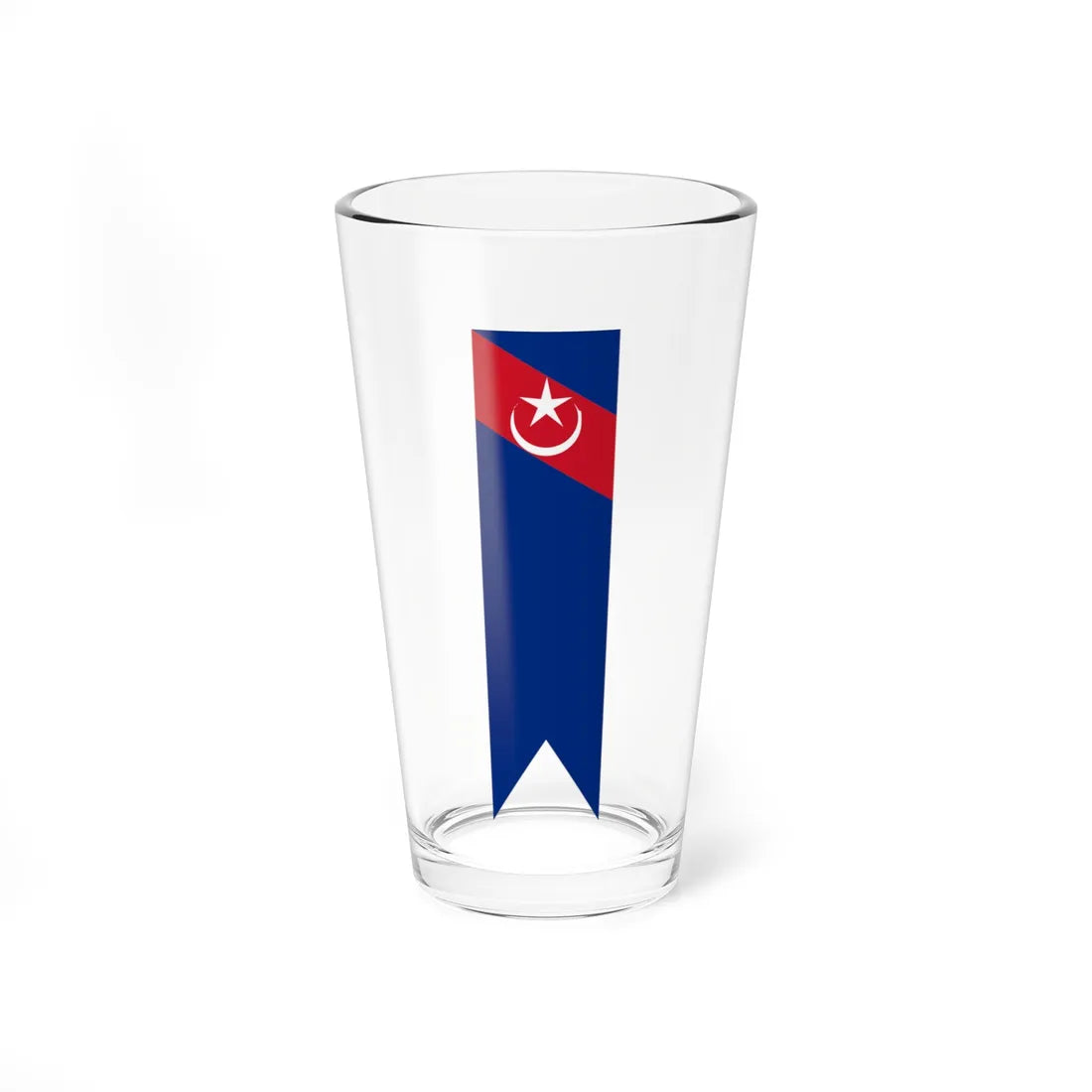 Flag of Kluang Johor vertical (Malaysia) Pint Glass 16oz 16oz - Go Mug Yourself