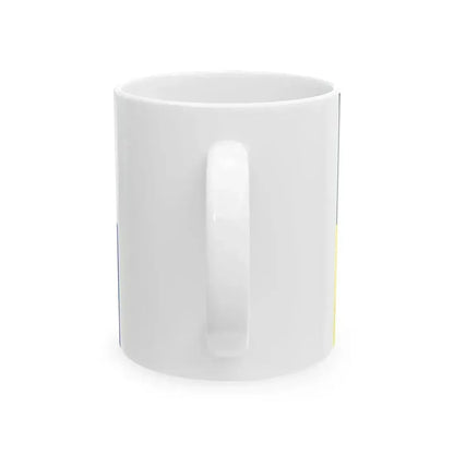 Flag of Kluisbergen (Belgium) White Coffee Mug - Go Mug Yourself