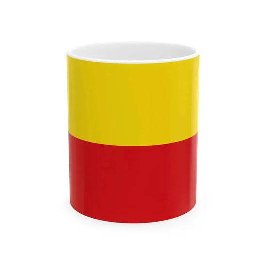 Flag of Knesselare (Belgium) White Coffee Mug 11oz - Go Mug Yourself