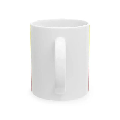 Flag of Knesselare (Belgium) White Coffee Mug - Go Mug Yourself