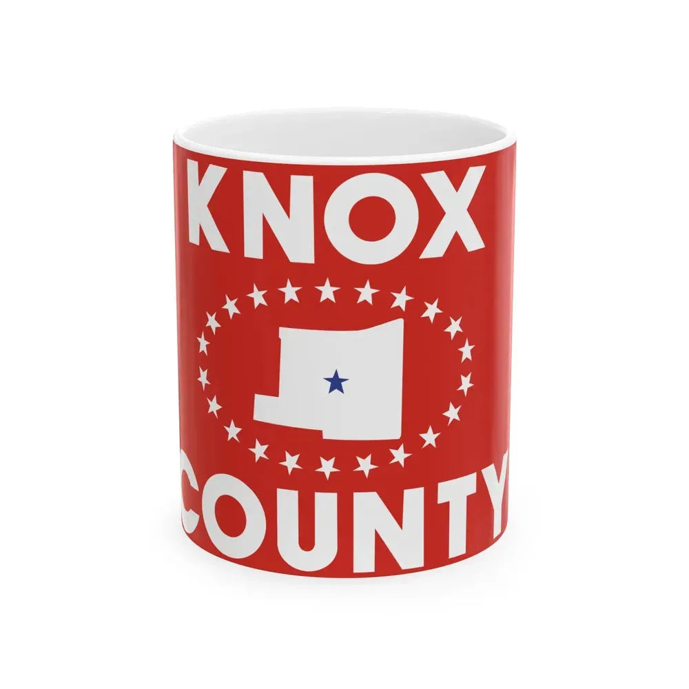 Flag of Knox County Ohio (United States) White Coffee Mug 11oz - Go Mug Yourself